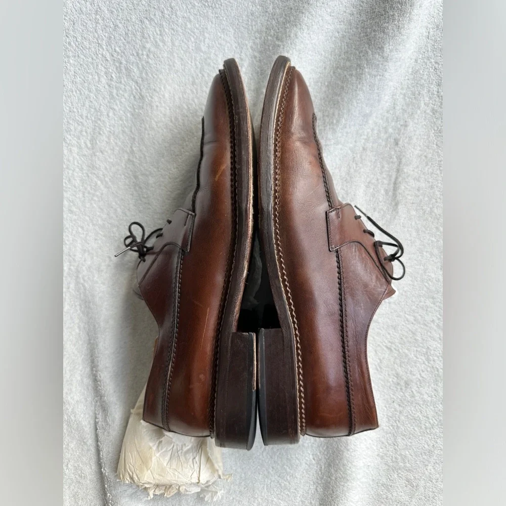 Mezlan Split-Toe Apron Leather‎ Oxfords  Brown dress shoes 11 M